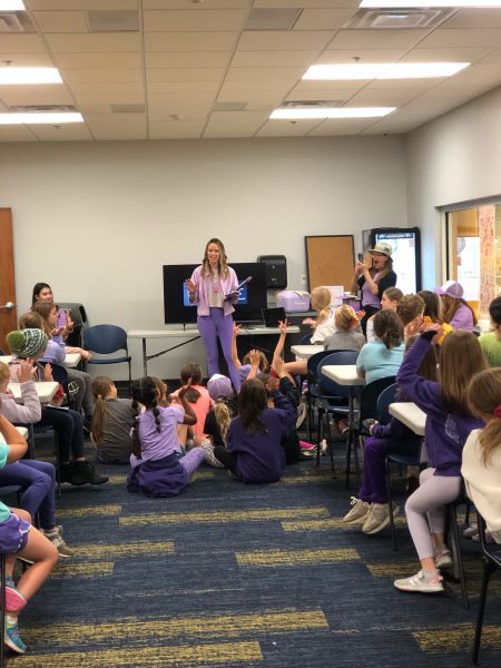 Girls taking part in Camp Ultraviolet